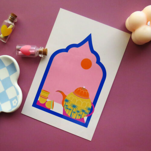 Sips & Gossip Art Print