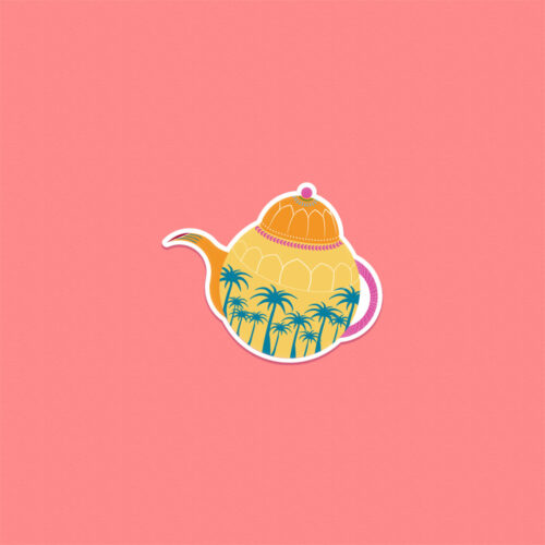Spill the Tea Kettle Sticker