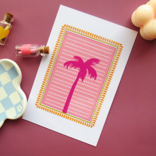A Tropical Tale Art Print