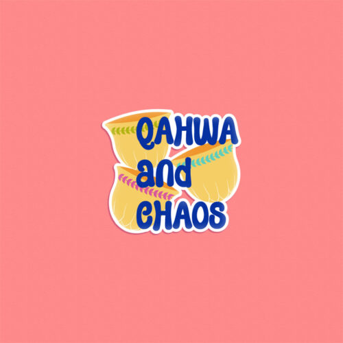 Crazy for Caffeine sticker - Qahwa and Chaos