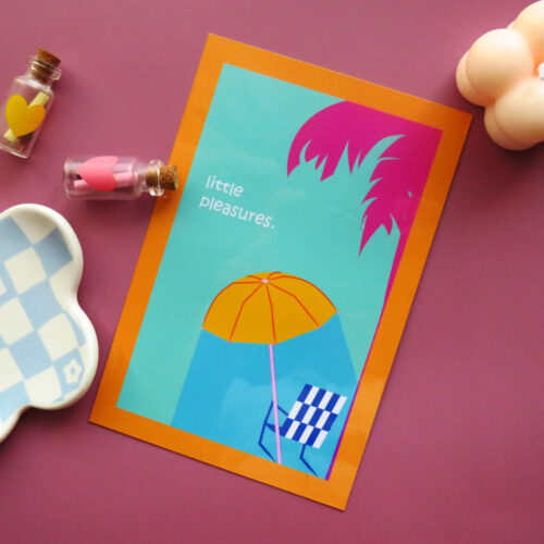 Under the Blue Sky Art Print